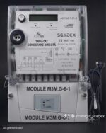 Contor Trifazat Conectare Directă AD13A1.-21-1 +Modem Modul GSM